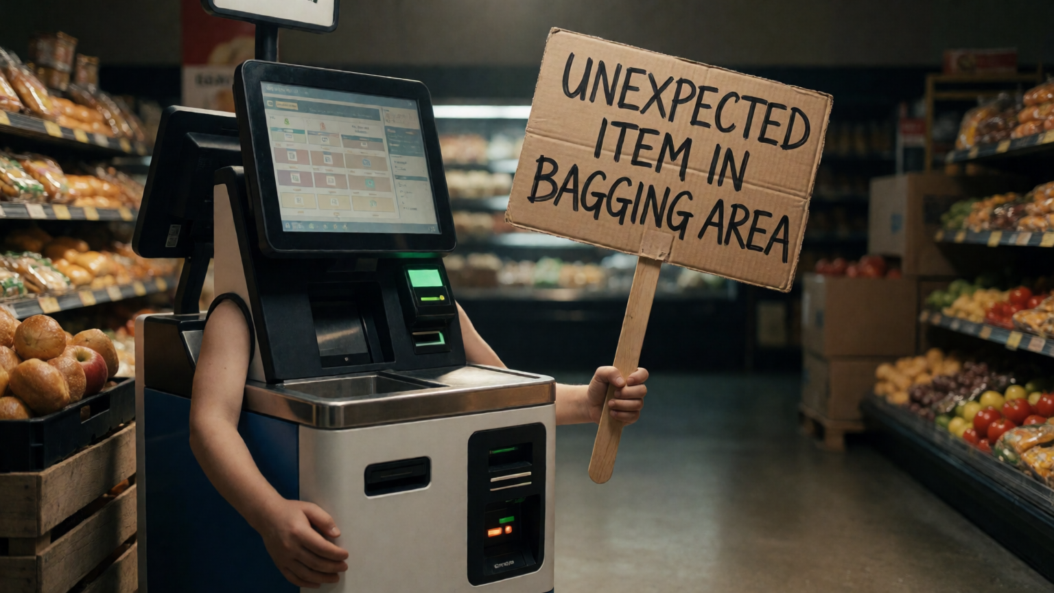 I Let a Self-Checkout Machine Gaslight Me for Six 