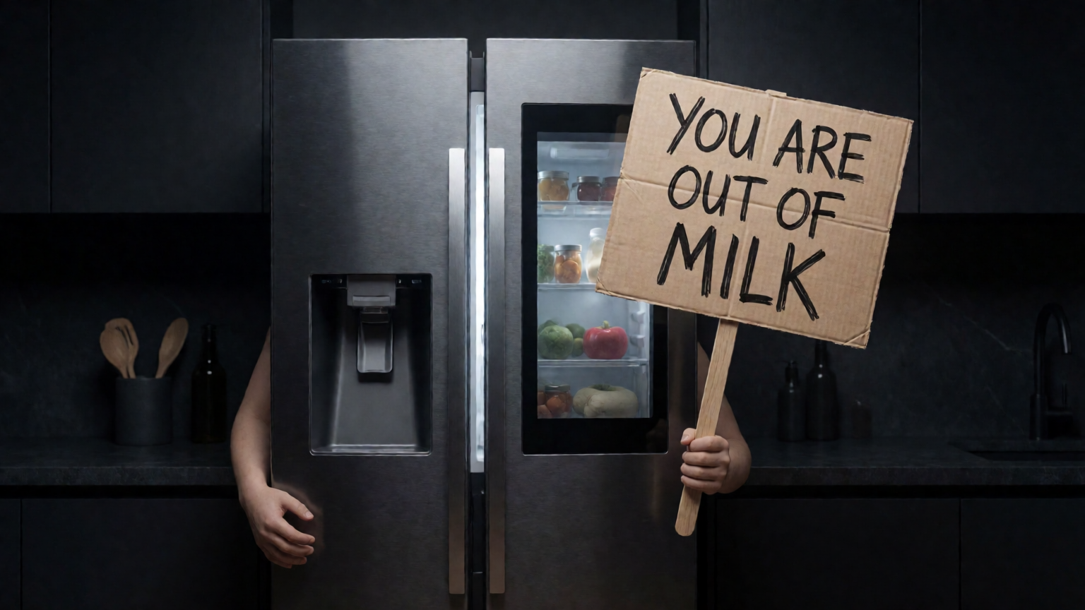 My Smart Fridge Sent Me a Notification That I'm Ou